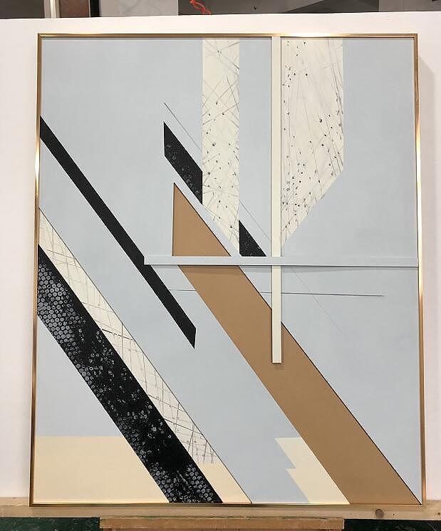 平行艺术|简约几何艺术挂画:色彩与线条的梦幻碰撞