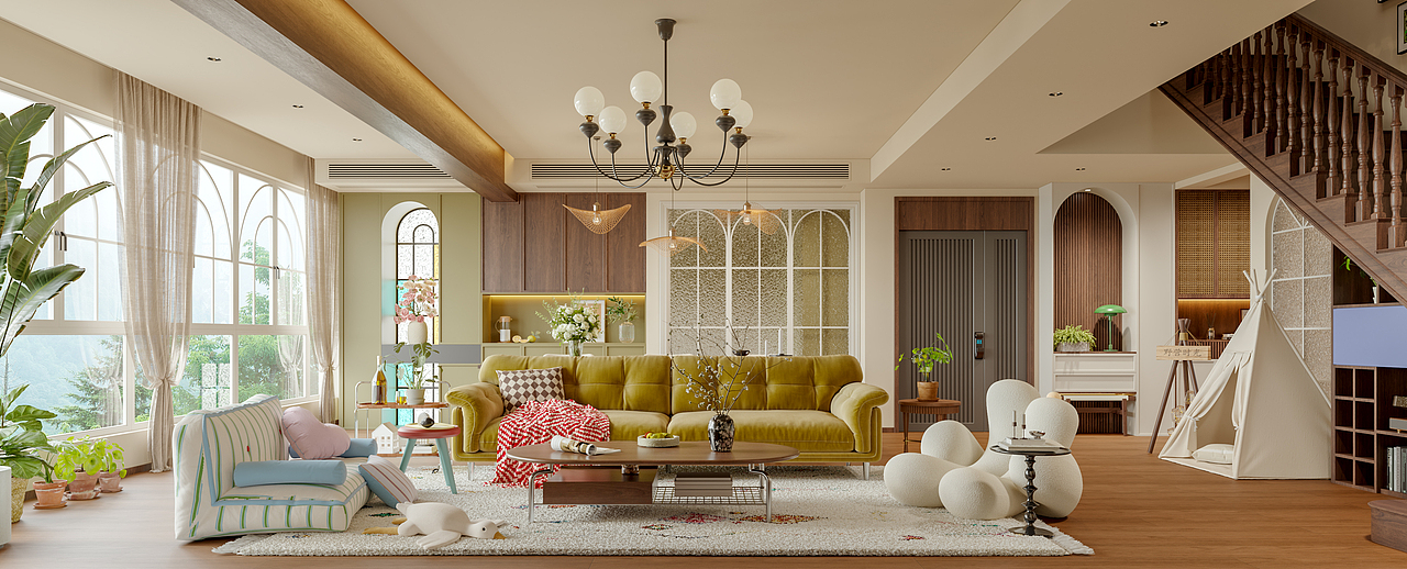 中古（图ZMzk0MDE2NzQ0） - 家装设计 - 站酷设计师曹伉画图仔原创素材 - 站酷ZCOOL