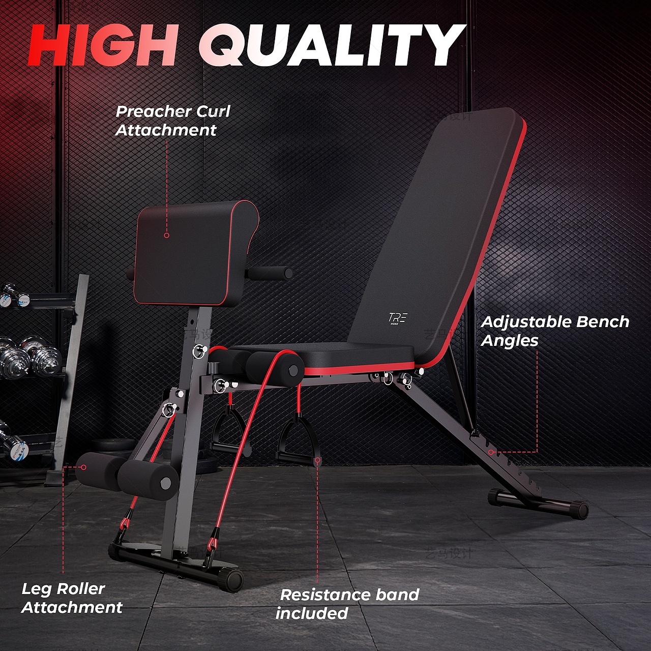 运动及户外物品 健身凳-Amazon亚马逊主副图A+设计案例（图ZMzk0MDE4NjQw） - 电商 - 站酷设计师亚马逊设计工作室原创素材 - 站酷ZCOOL