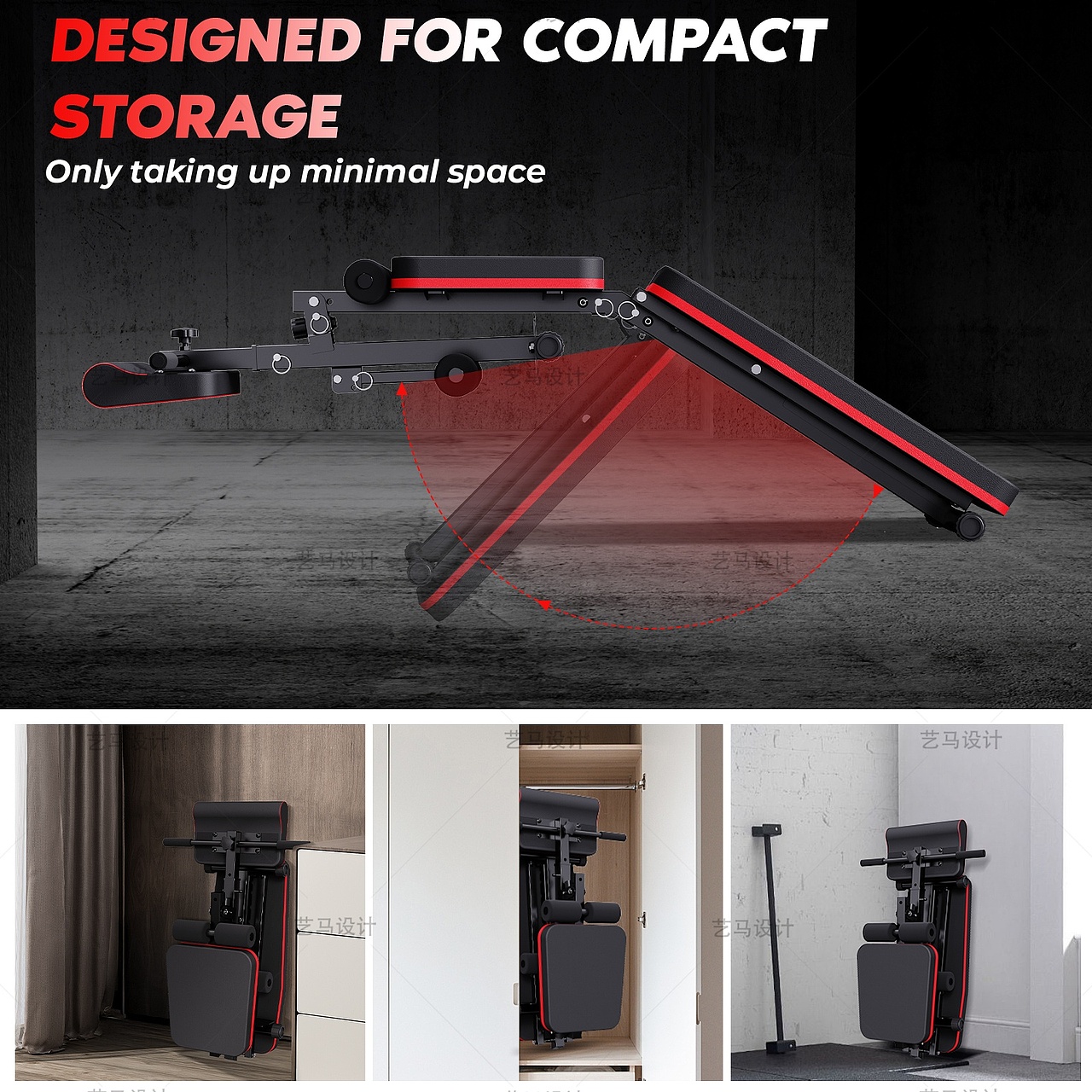 运动及户外物品 健身凳-Amazon亚马逊主副图A+设计案例（图ZMzk0MDE4NjQ0） - 电商 - 站酷设计师亚马逊设计工作室原创素材 - 站酷ZCOOL