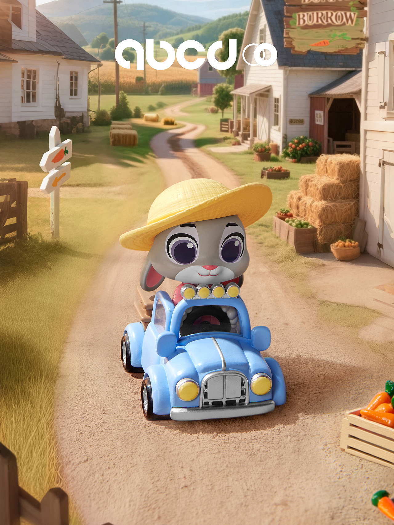 盲盒潮玩拍摄|名创优品疯狂动物城|甲乙丙丁