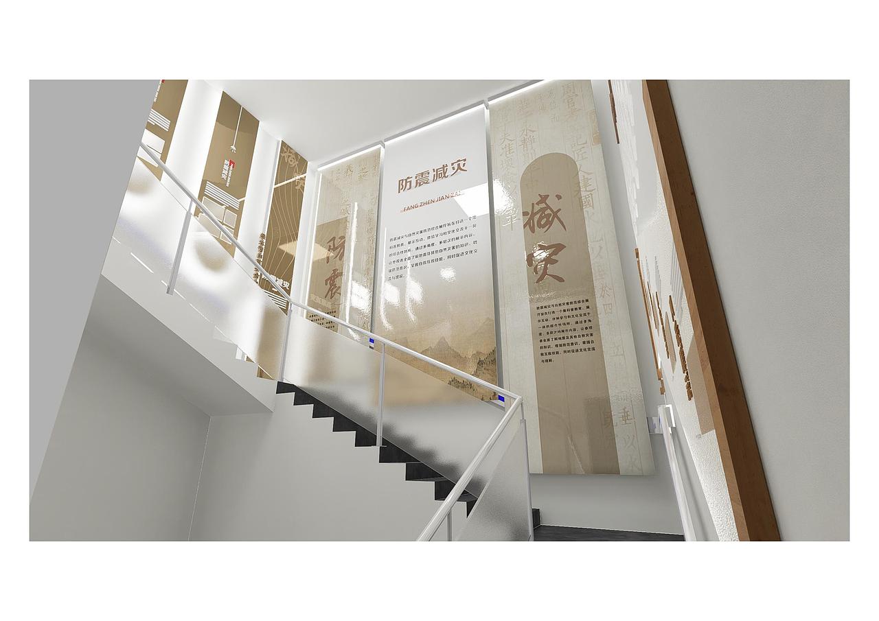 防震减灾文化长廊（图ZMzk0MDI0OTk2） - 商业空间设计 - 站酷设计师叮当的设计日常原创素材 - 站酷ZCOOL