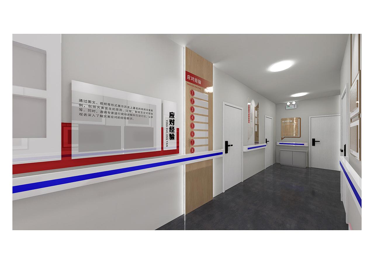 防震减灾文化长廊（图ZMzk0MDI1MDQ0） - 商业空间设计 - 站酷设计师叮当的设计日常原创素材 - 站酷ZCOOL