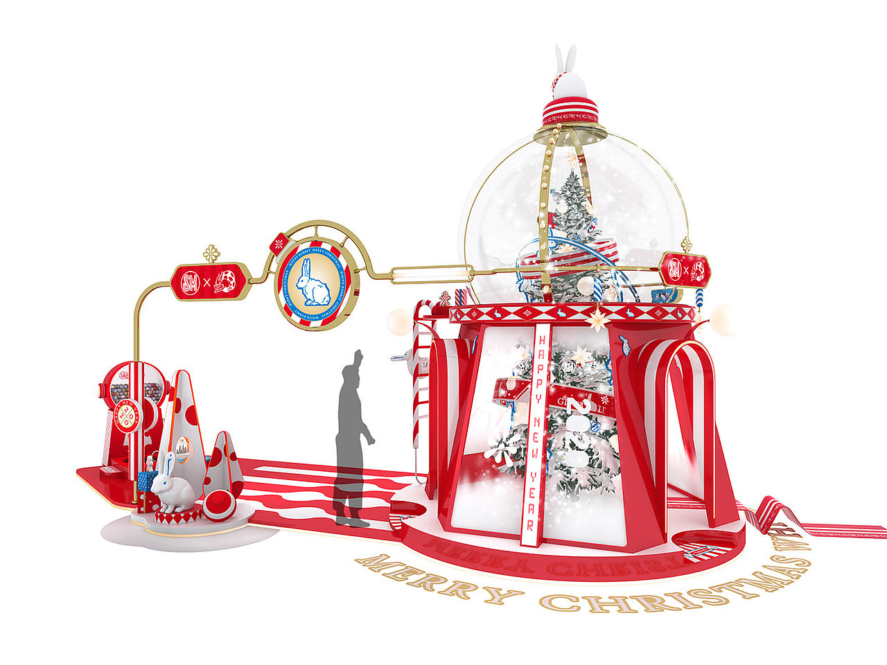 商场国风快闪店美陈 网红拍照打卡点（图ZMzk0MDI3MDg4） - 展陈设计 - 站酷设计师美陈设计爱好者原创素材 - 站酷ZCOOL