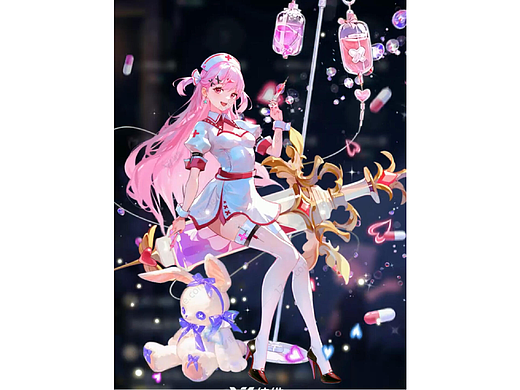 全新特效上线✨ 看粉发小姐姐用魔法试剂，治愈全场