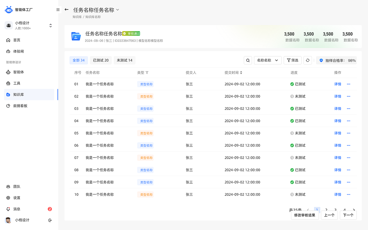 企业Agent智能体通用设计