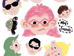 友友們的頭像貼紙新鮮出爐～