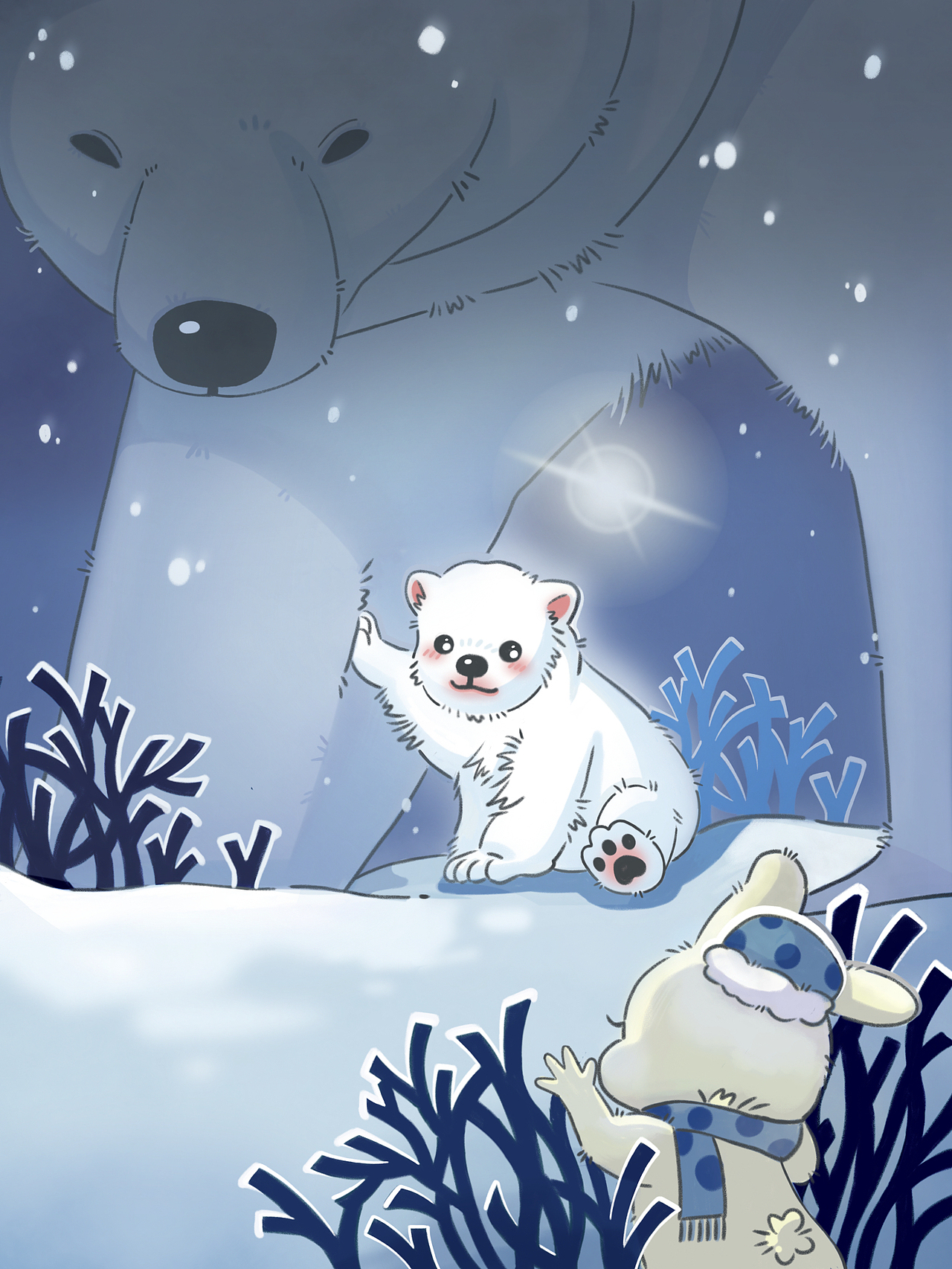 是蓝紫色合集！（图ZMzk0MDQ3NjEy） - 创作习作 - 站酷设计师插画师有茸原创素材 - 站酷ZCOOL