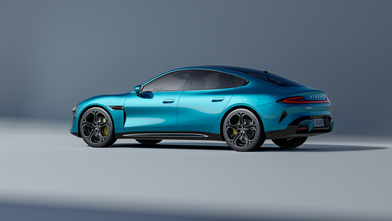 小米汽车SU7_渲染练习