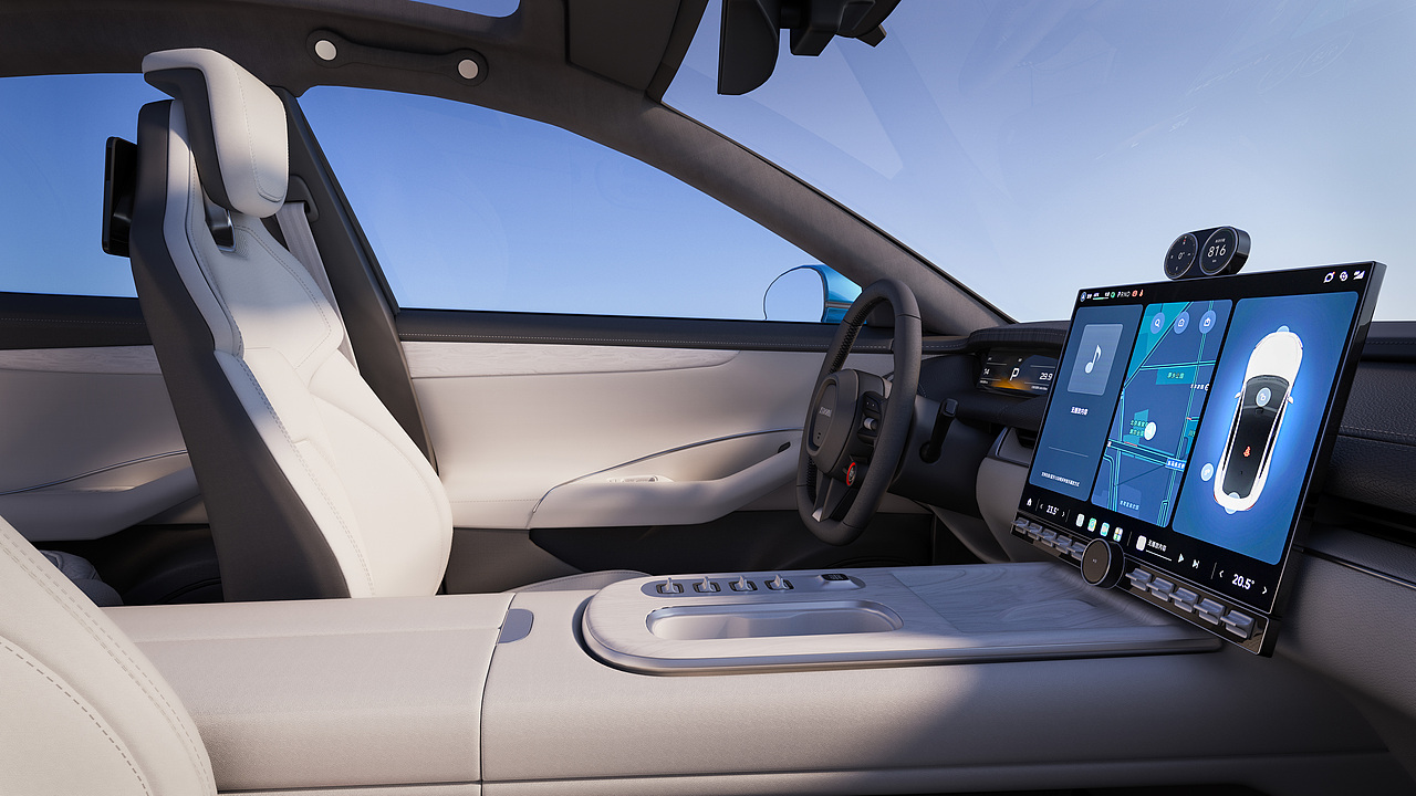 小米汽车SU7_渲染练习