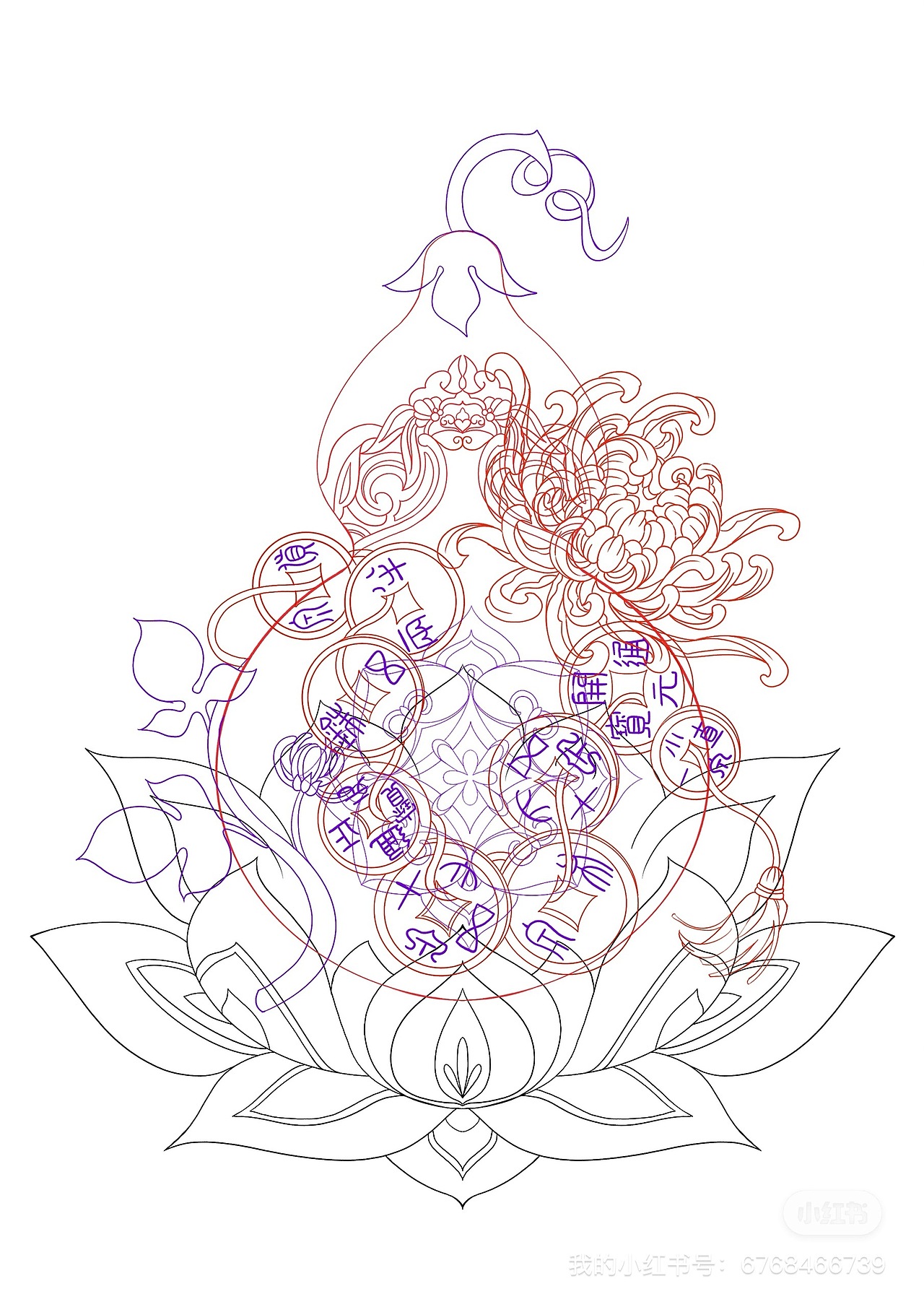 福禄｜来财（图ZMzk0MDUwODI4） - 商业插画 - 站酷设计师DARDAN原创素材 - 站酷ZCOOL