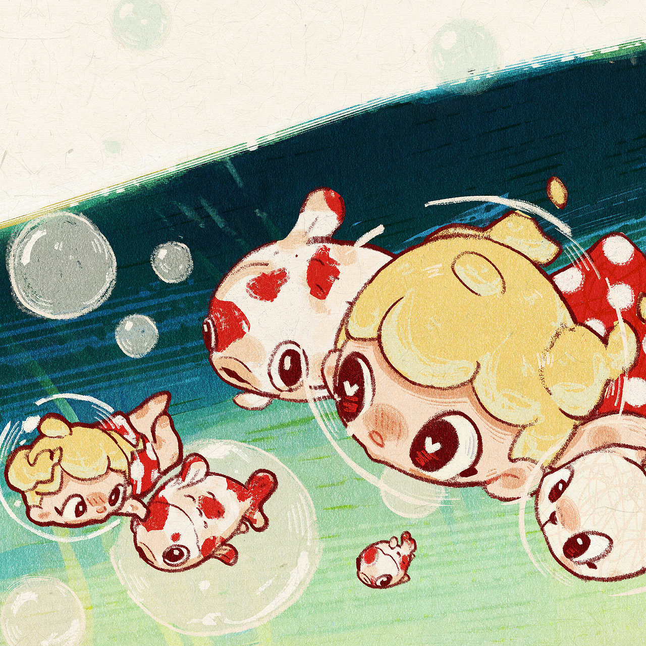 🐟我是一只鱼
需要你,我是一只鱼。<br>水里的空气,是你小心眼和坏脾气。<br>没有你,像离开水的鱼。<br>快要活不下去,不能在一起,游来游去。<br>任贤齐——【我是一只鱼】<br>我很爱这首歌,经常把自己比喻成小鱼。<br>身边的人,珍贵的人,没有他们。<br>我就像离开水的鱼,我珍视着我拥有的一切。<br>紧紧的抱住现在的所有美好!<br>谢谢你们,一直都在我身边,陪伴我。<br>自由的游!!!