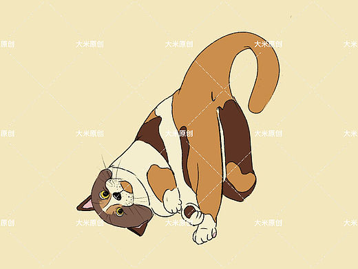 可爱动物插画