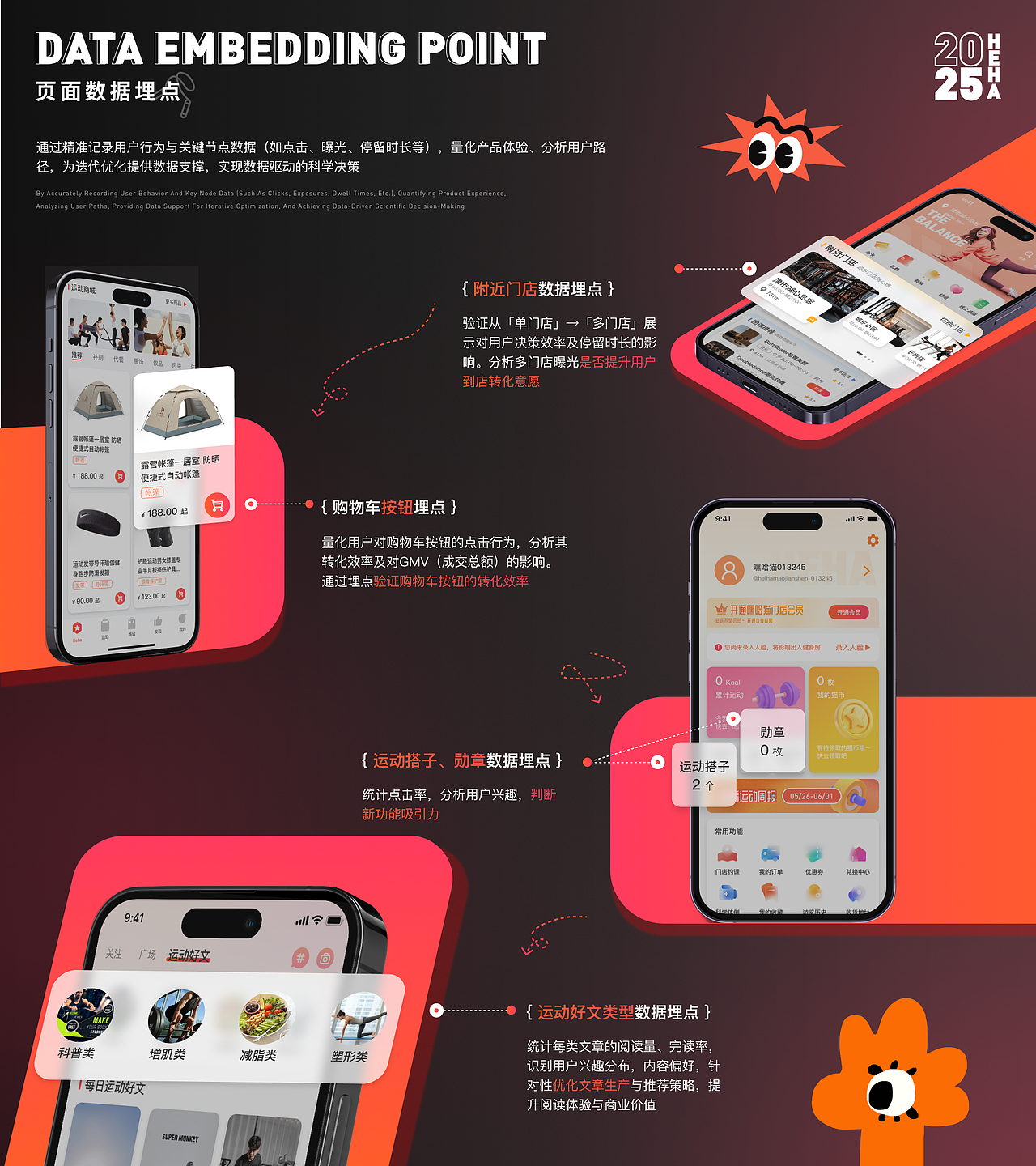 嘿哈猫健身app迭代 | UI项目复盘（图ZMzk0MDYwNjg4） - APP界面 - 站酷设计师ZMinMin11原创素材 - 站酷ZCOOL