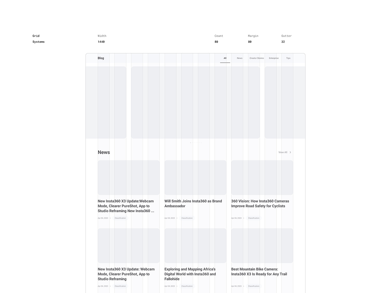 网页设计|Insta360 Blog、商详等