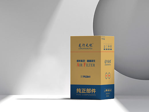 龙行无忧空气滤清器包装设计
