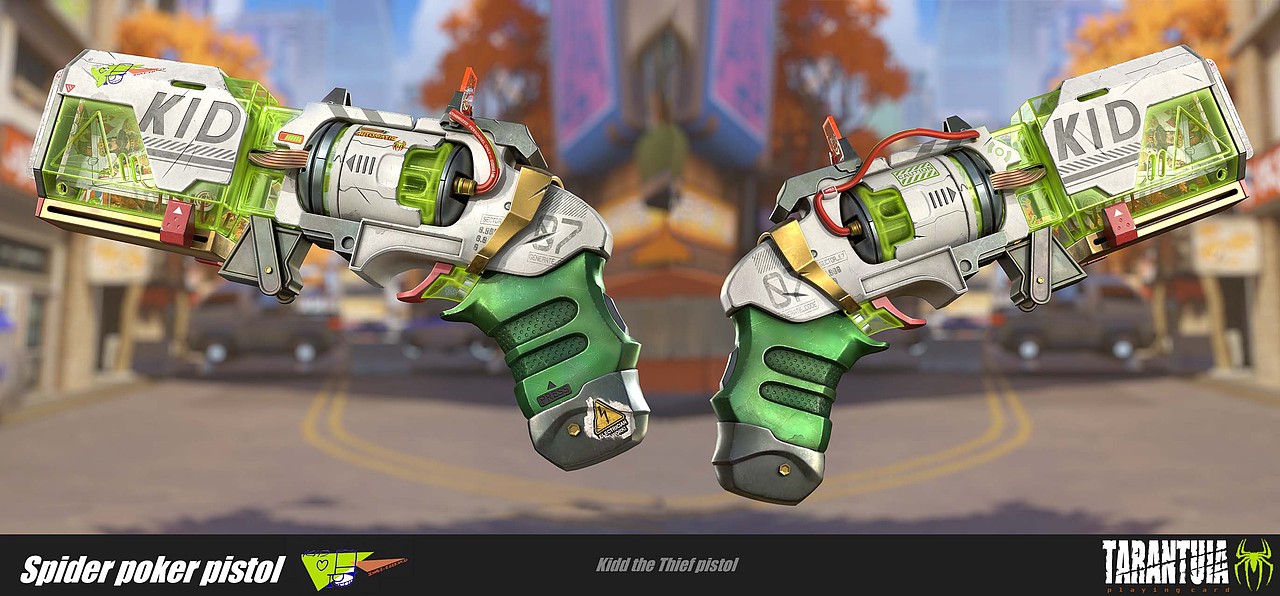 怪盗基德手枪建模渲染