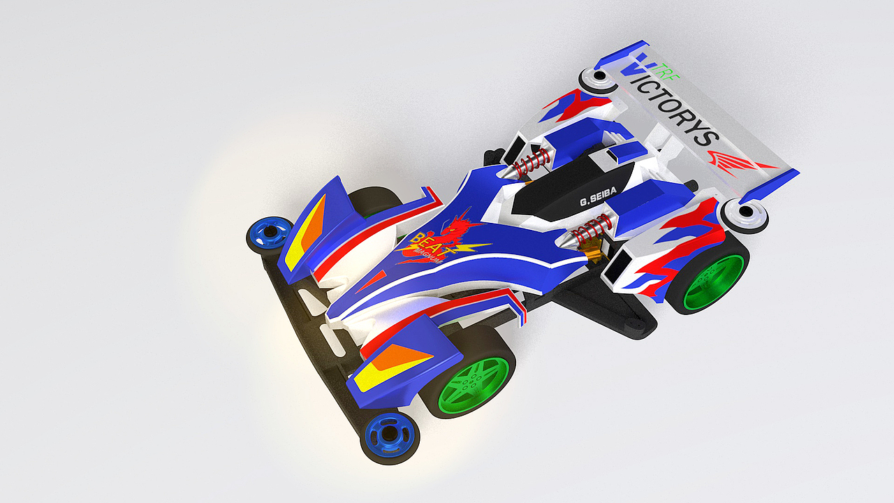 四驱兄弟 跃动冲锋 C4D练习（图ZMzk0MDY1NzU2） - 其他三维 - 站酷设计师青青春雨原创素材 - 站酷ZCOOL