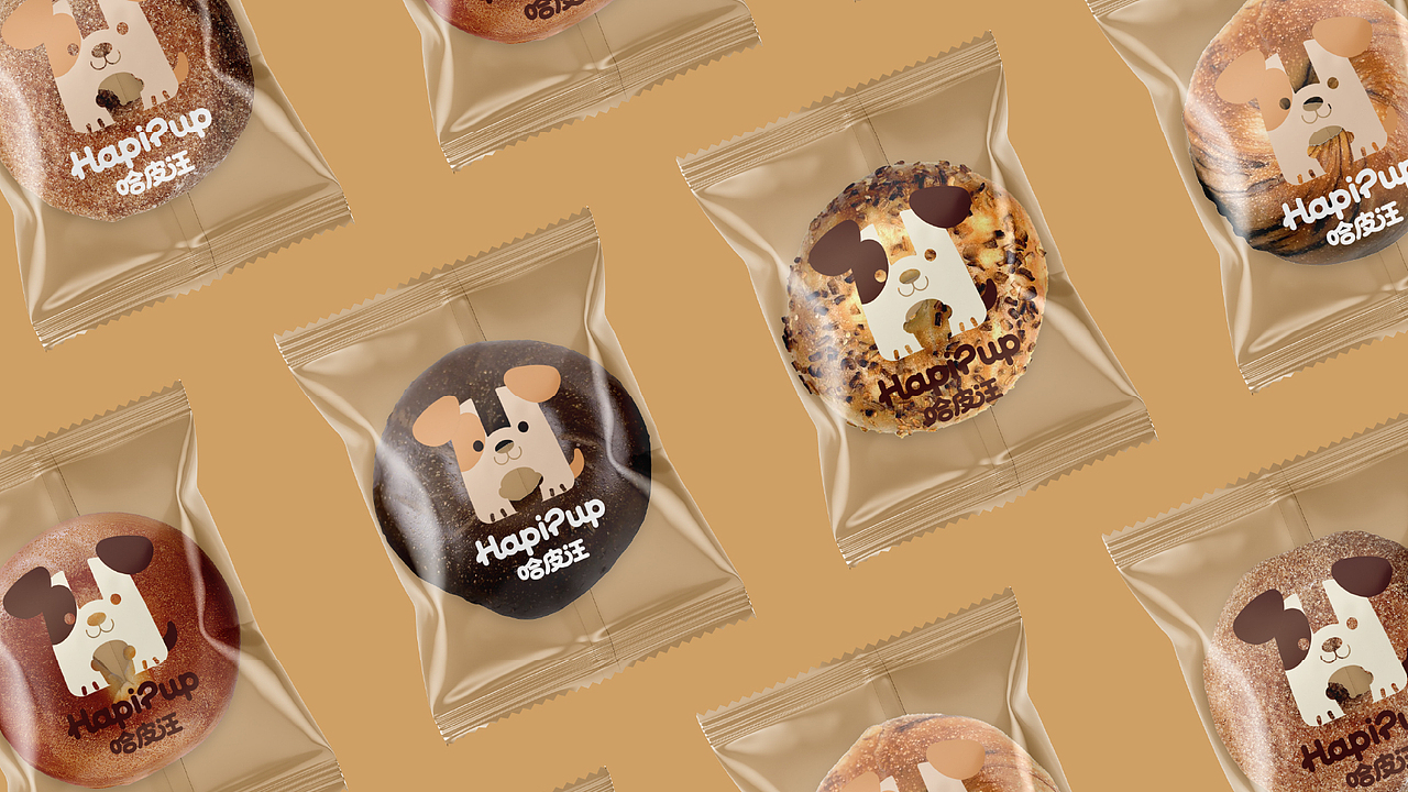 HapiPup哈皮汪 | 烘焙品牌设计