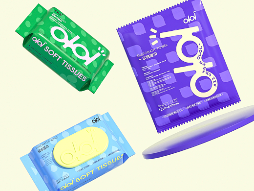 石开设计 | 洗脸巾 湿巾 品牌LOGO&系列化包装设计