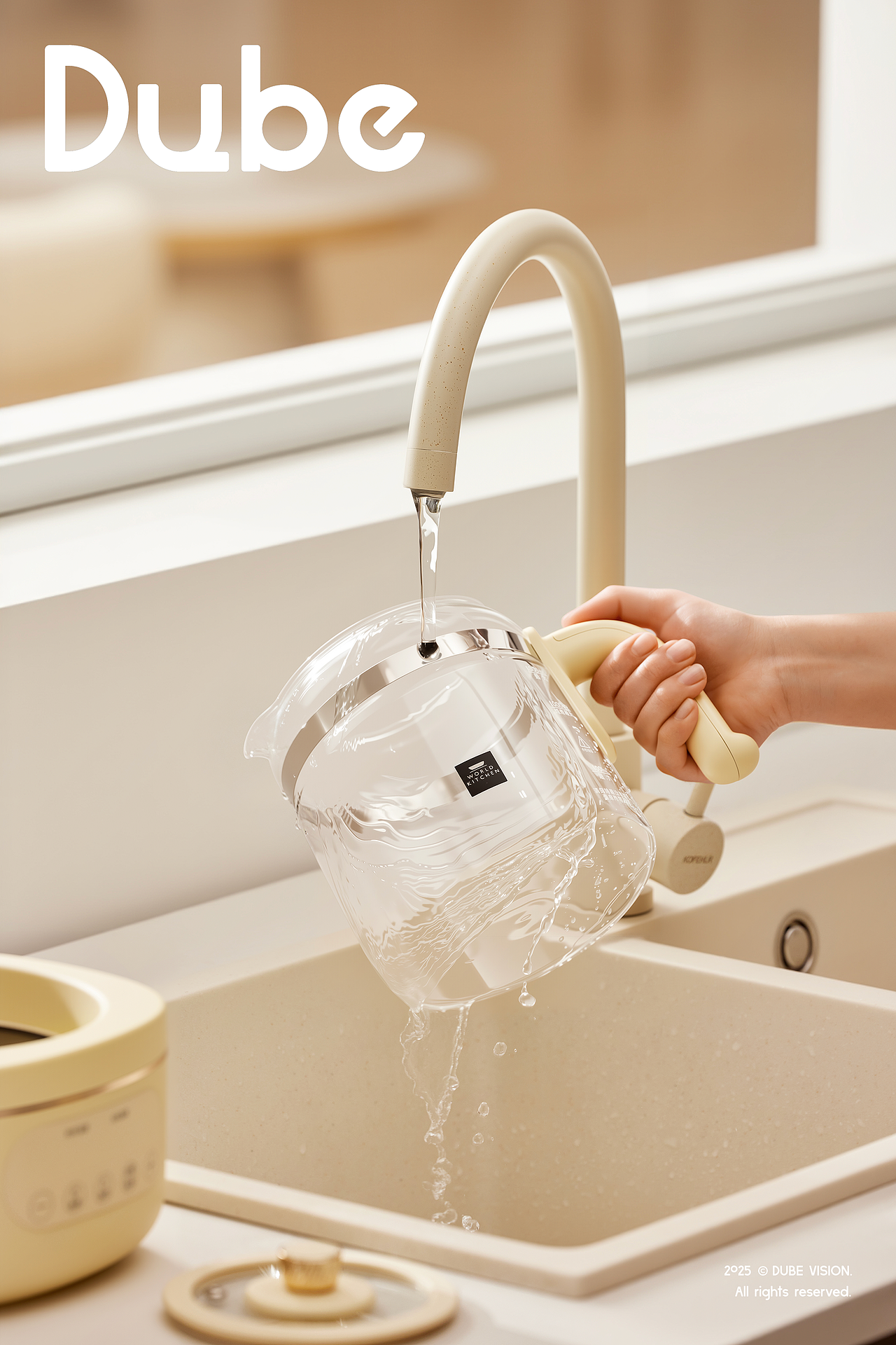 WORLD KITCHEN/全玻璃恒温电热水壶