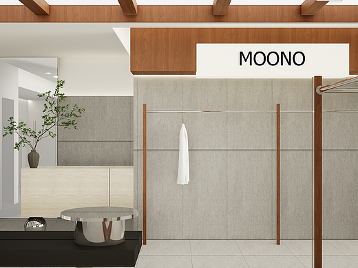 MOONO-高定服裝店（個(gè)人主頁(yè)-ZNzIyODc1MDA=） - 商業(yè)空間設(shè)計(jì) - 站酷設(shè)計(jì)師鐵杉綠植原創(chuàng)素材 - 站酷ZCOOL