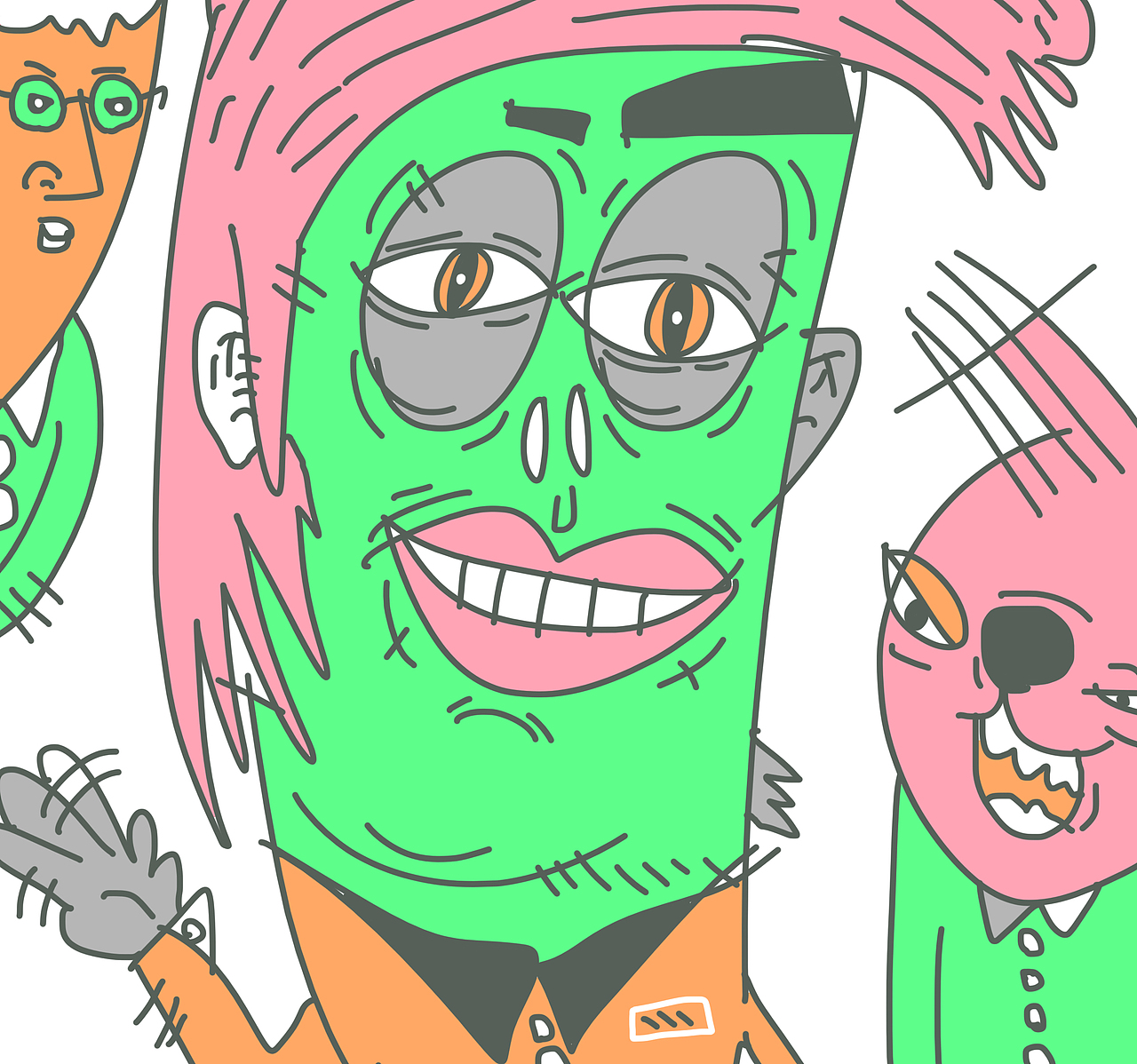 🎨 修炼轻功很严肃 🎨 - 第二弹（图ZMzk0MDkzNjM2） - 创作习作 - 站酷设计师郑鸣浩原创素材 - 站酷ZCOOL