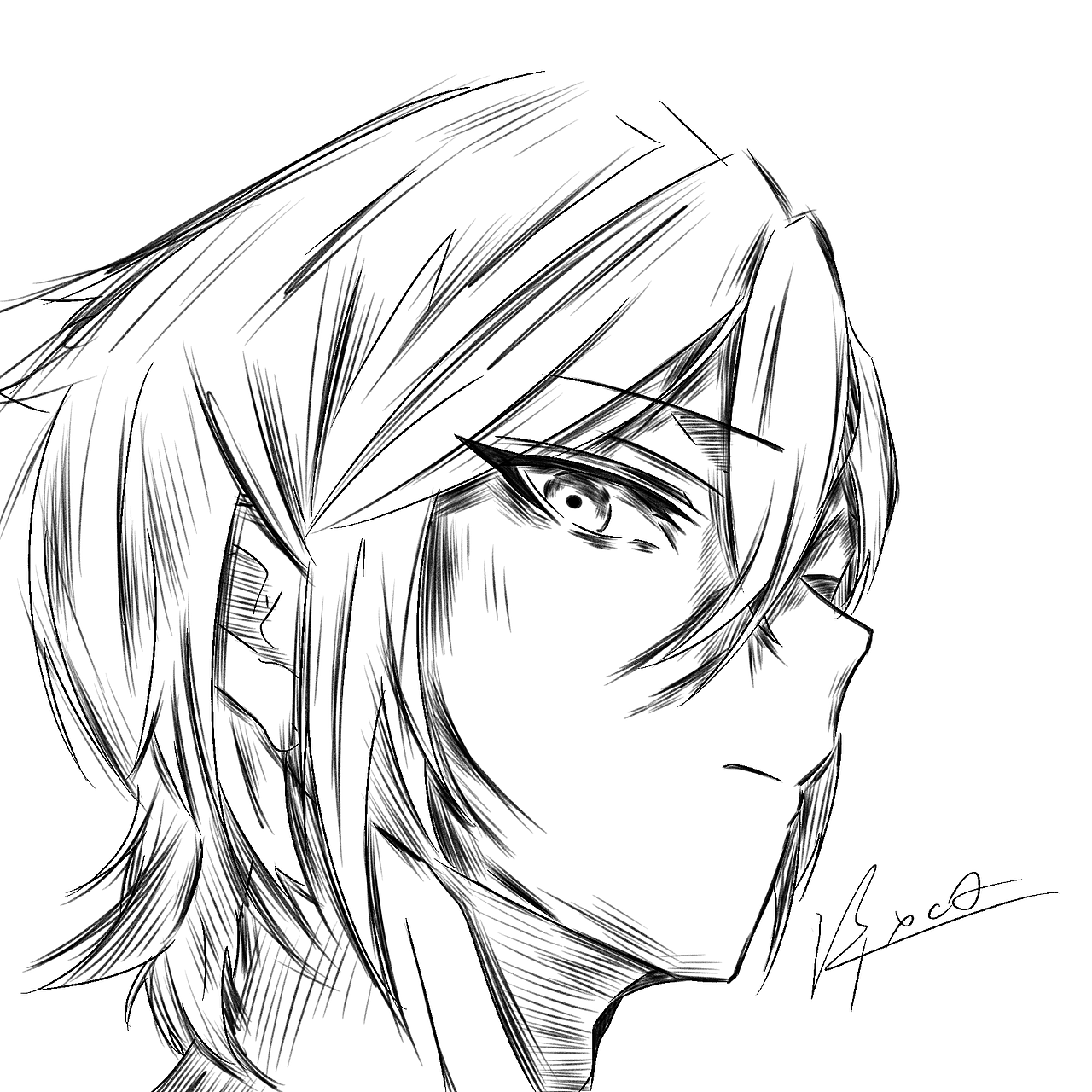 黑白漫画头像（图ZMzk0MDk1NDI4） - 其他动漫 - 站酷设计师应世杰原创素材 - 站酷ZCOOL