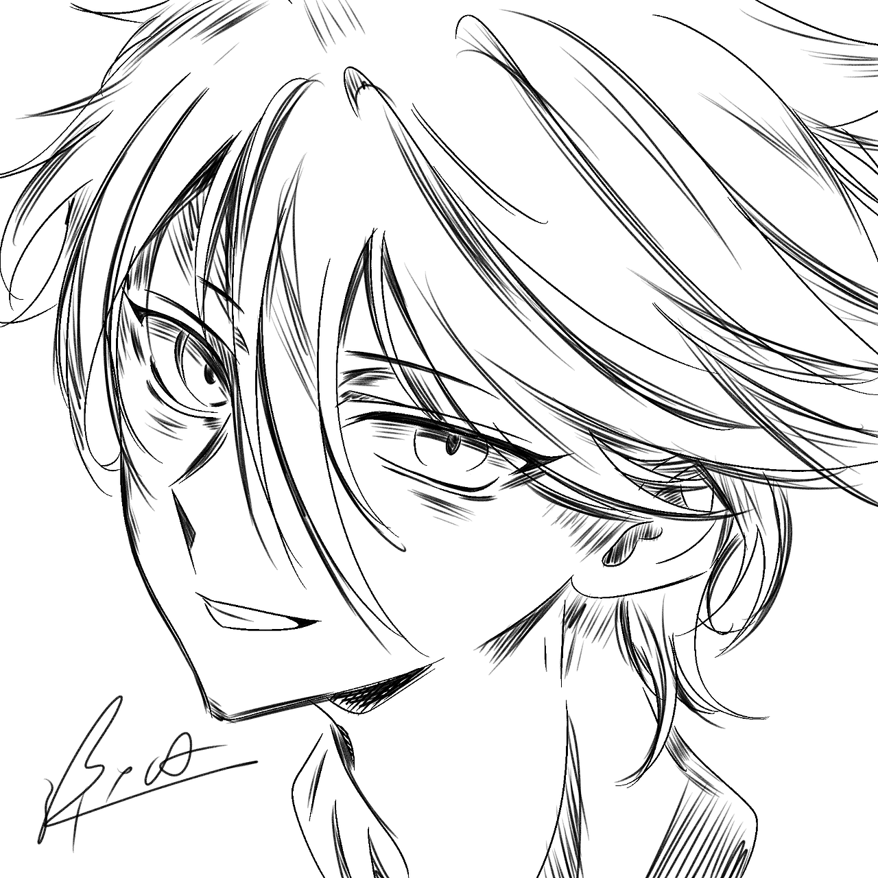 黑白漫画头像（图ZMzk0MDk1NDM2） - 其他动漫 - 站酷设计师应世杰原创素材 - 站酷ZCOOL