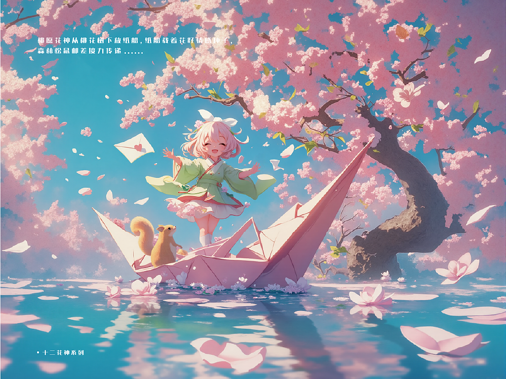 十二花神IP形象系列设计——春季系列