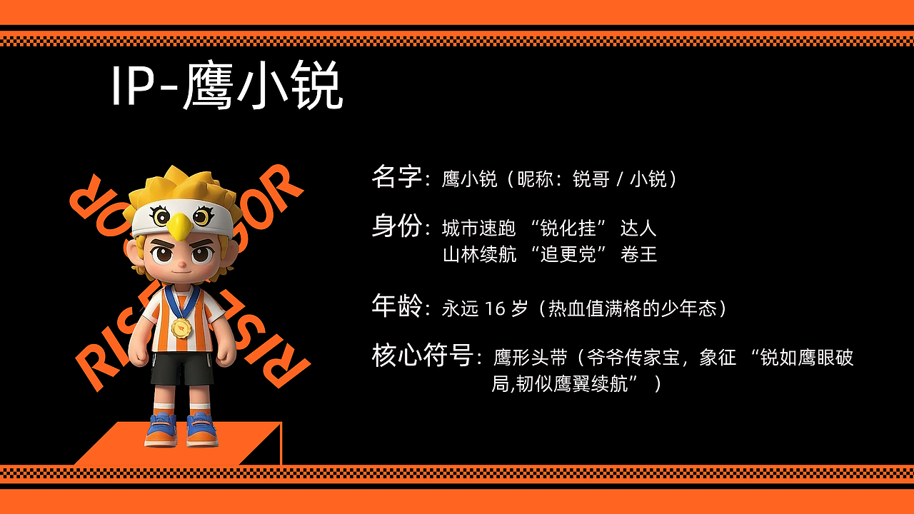 RISE RIGOR 锐韧-跑步运动品牌VI提案