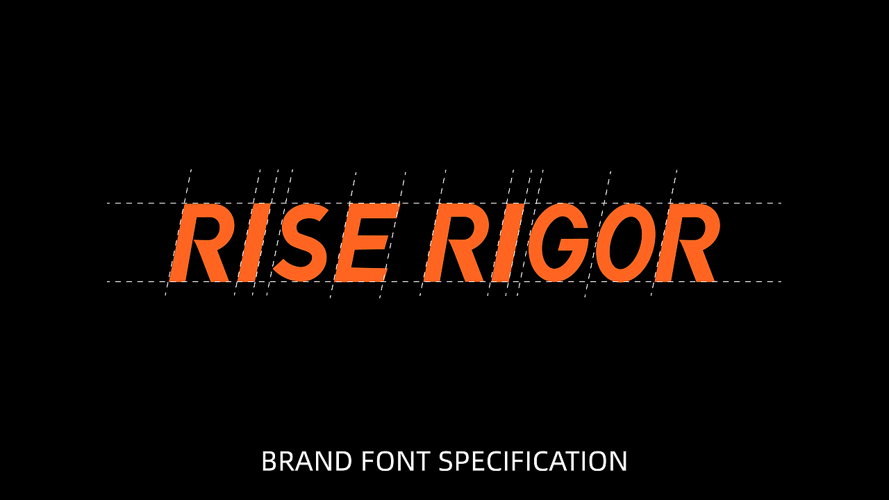 RISE RIGOR 锐韧-跑步运动品牌VI提案