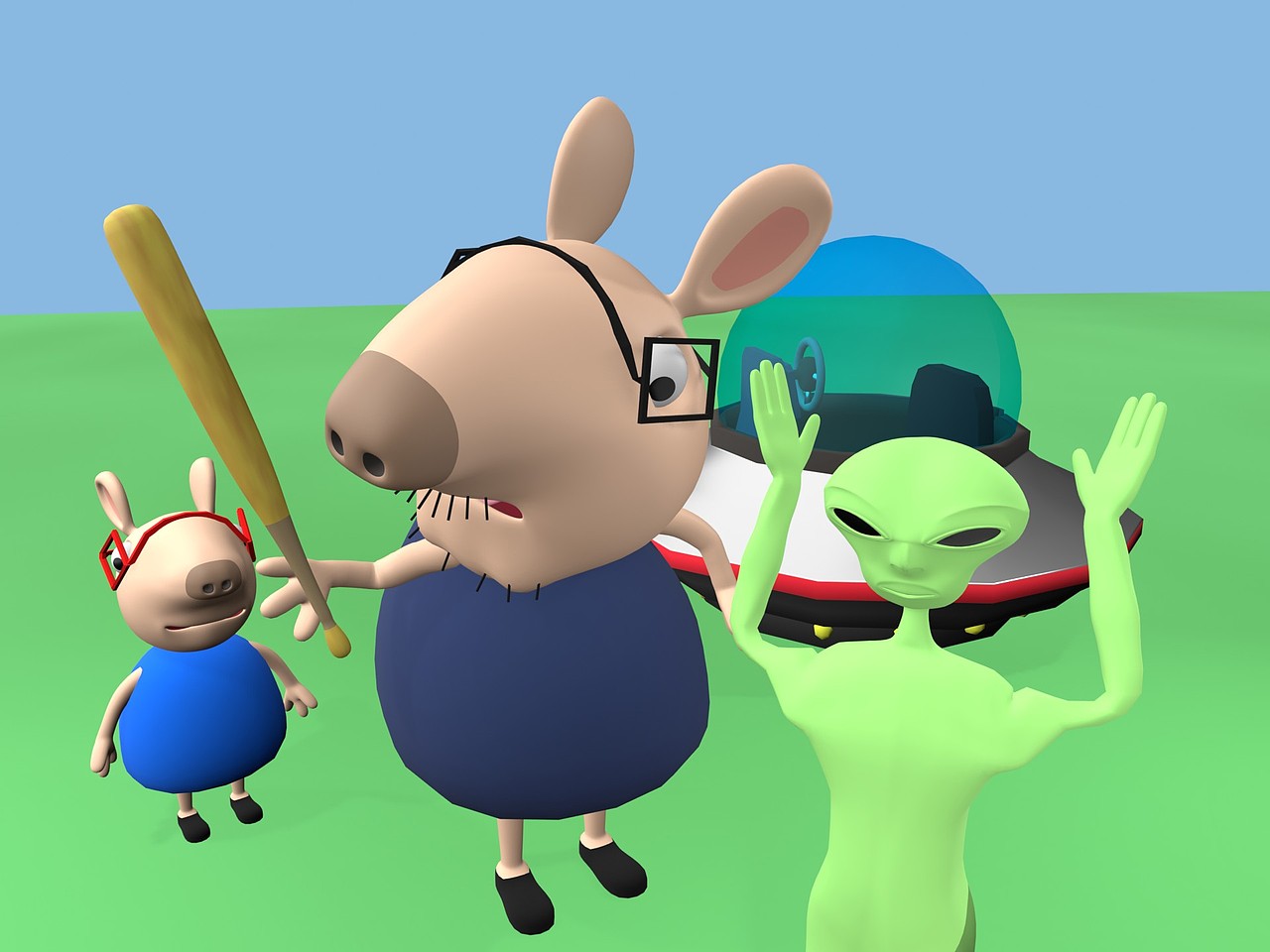 原创动画《小鼠贝奇》第1集-外星人降临