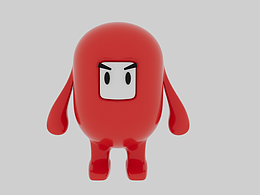 練習(xí)C4D 糖豆人