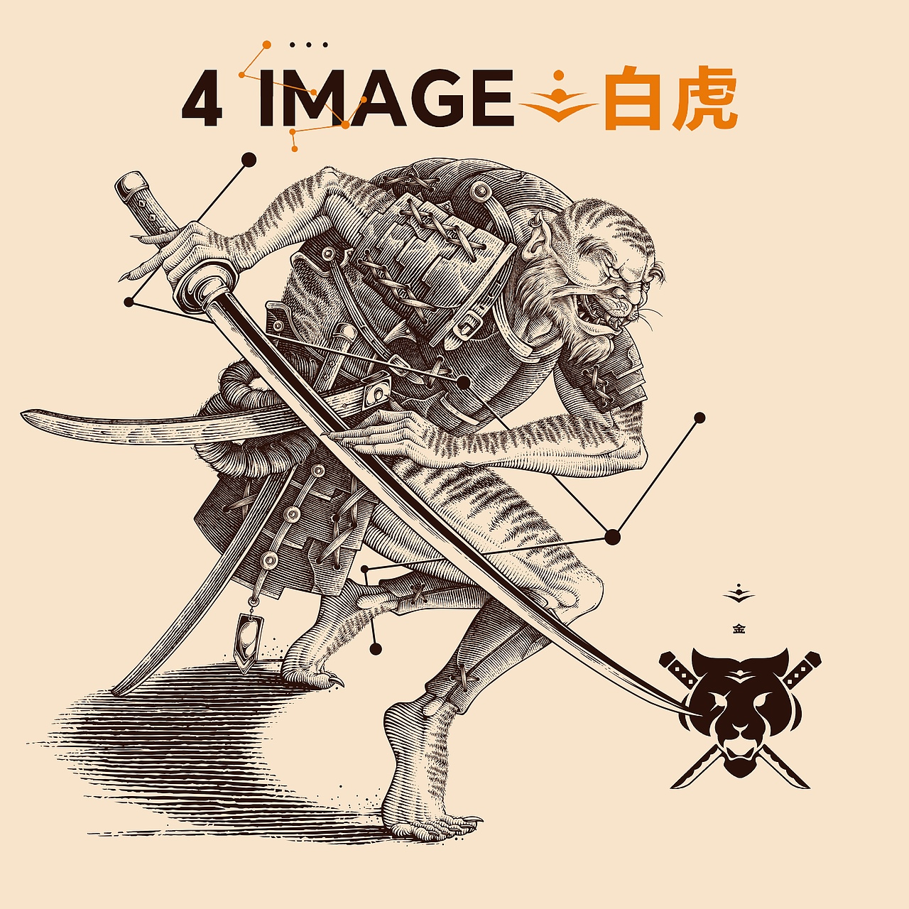 白虎（图ZMzk0MTA1MzE2） - 艺术插画 - 站酷设计师JPZC原创素材 - 站酷ZCOOL