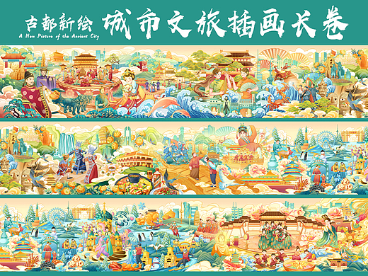 古都新绘·城市文旅插画长卷