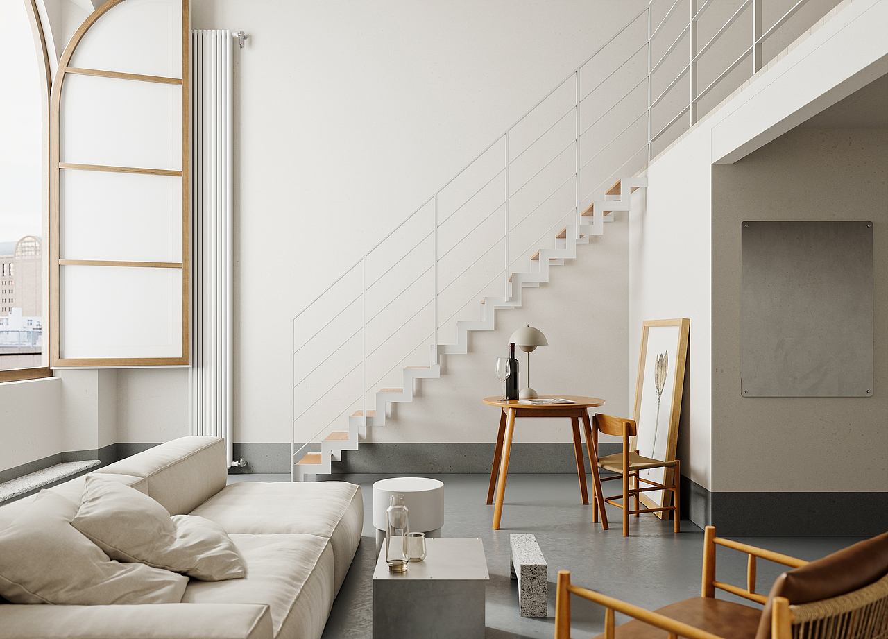 现代简约公寓客餐厅效果图表现（图ZMzk0MTA1ODU2） - 家装设计 - 站酷设计师王彤ing原创素材 - 站酷ZCOOL