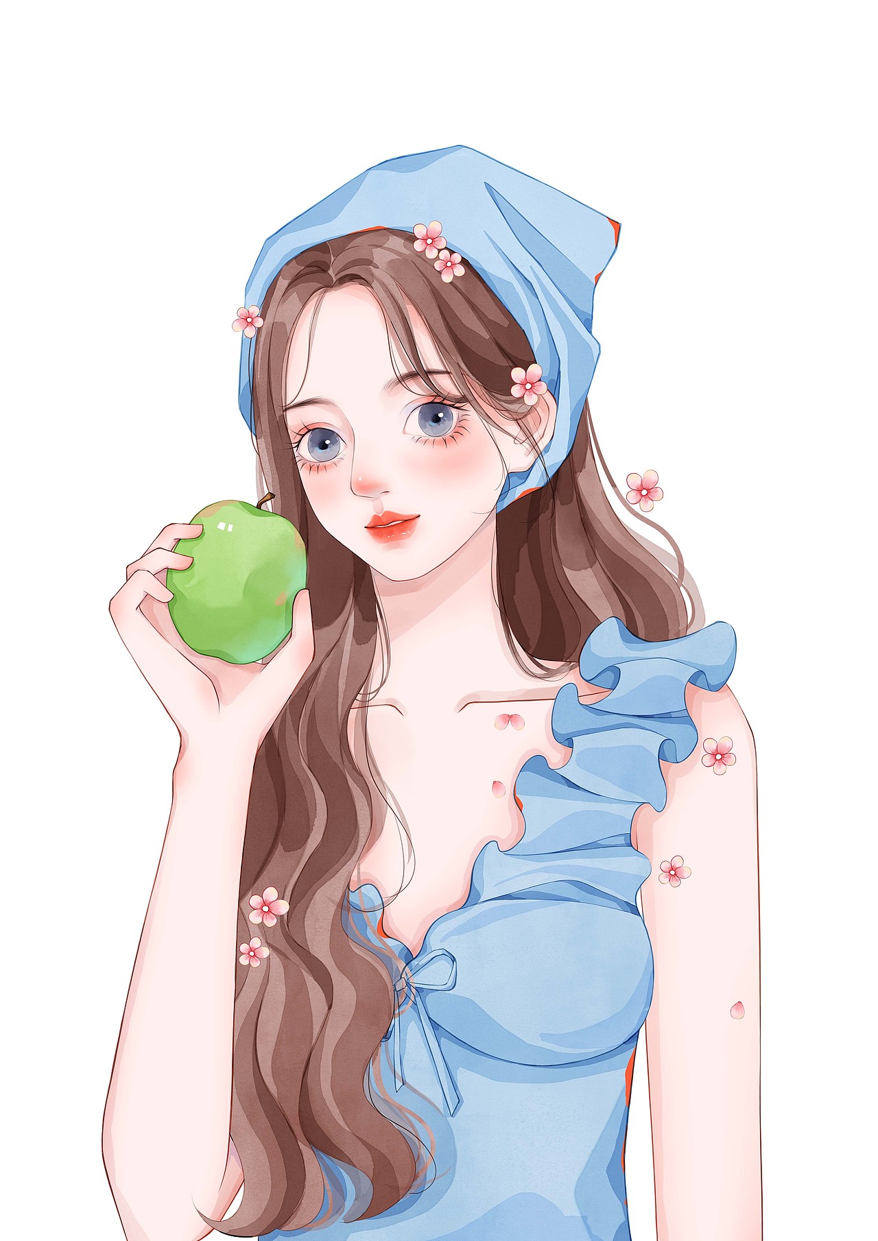 少女合集（图ZMzk0MTA3MTAw） - 商业插画 - 站酷设计师张小慈原创素材 - 站酷ZCOOL