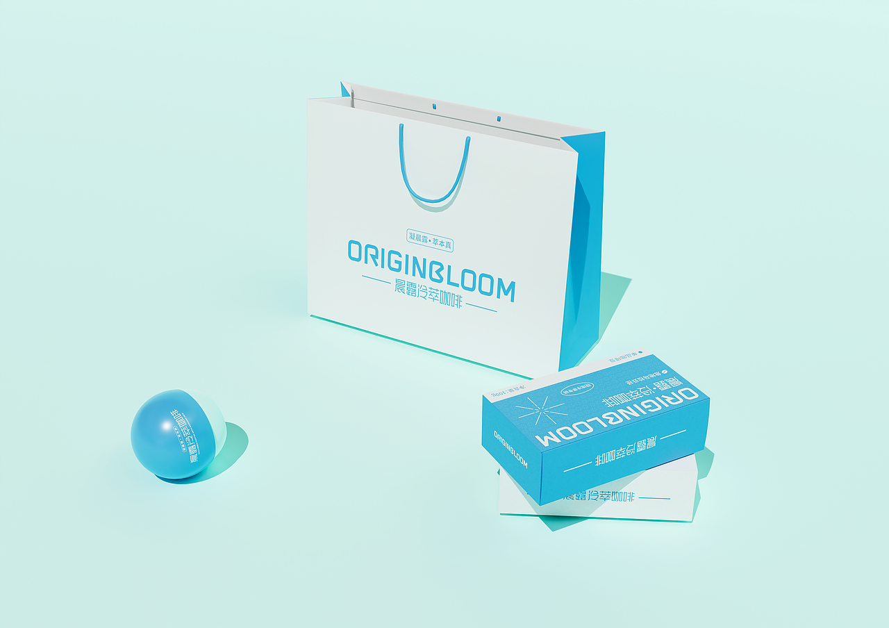 晨露冷萃咖啡包装设计