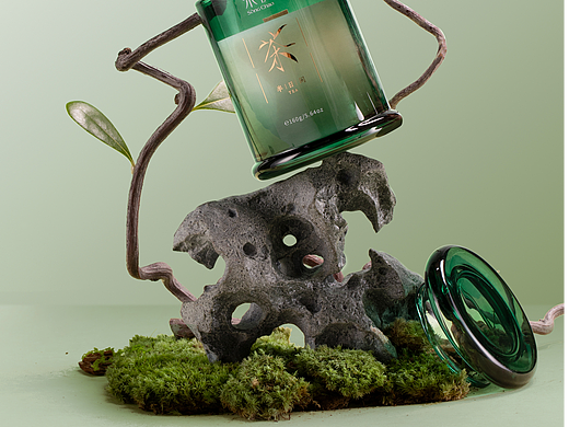 香薰蜡烛/ 竹/茶， 清冷调 有点氛围感