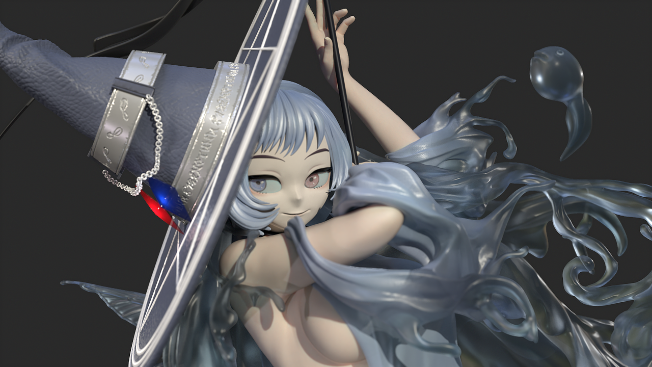 水精灵（图ZMzk0MTE0NDYw） - 人物/生物 - 站酷设计师手办炼金术士原创素材 - 站酷ZCOOL