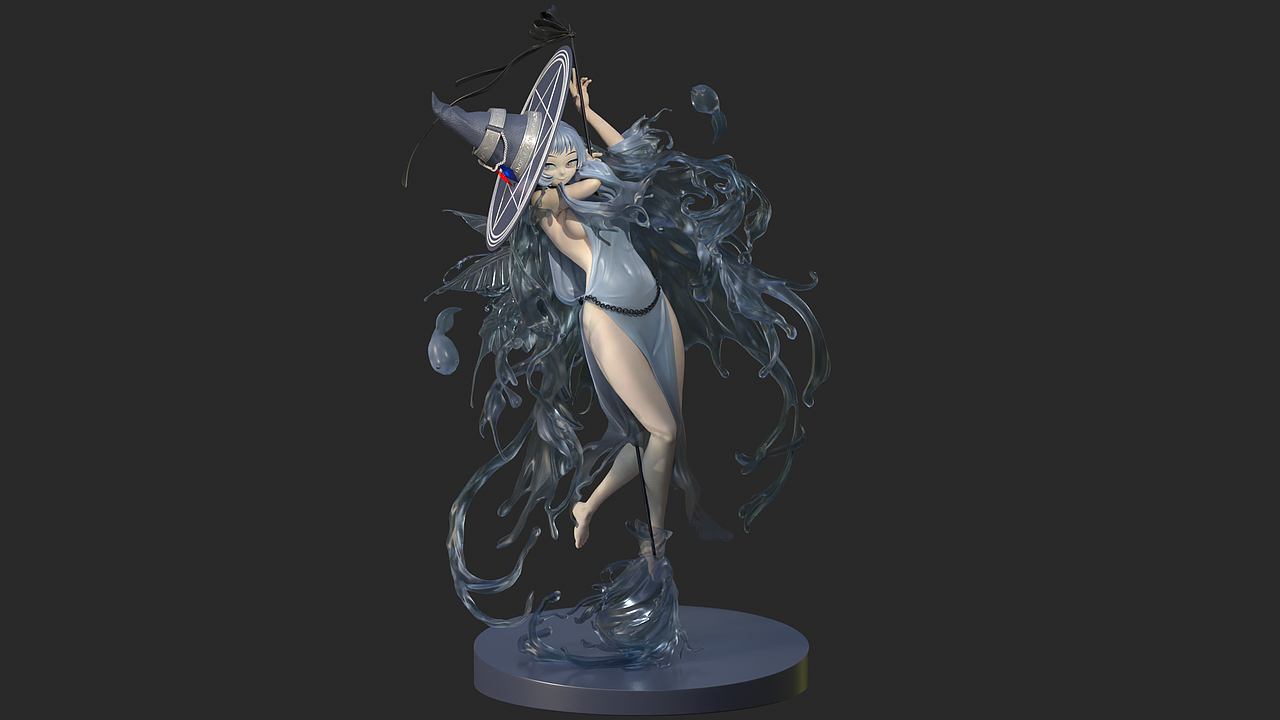 水精灵（图ZMzk0MTE0NDk2） - 人物/生物 - 站酷设计师手办炼金术士原创素材 - 站酷ZCOOL