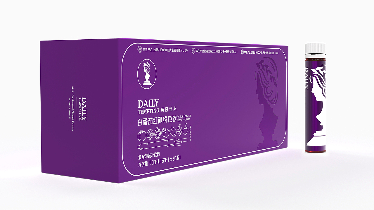 原创 | DT 白番茄红颜悦色饮包装设计