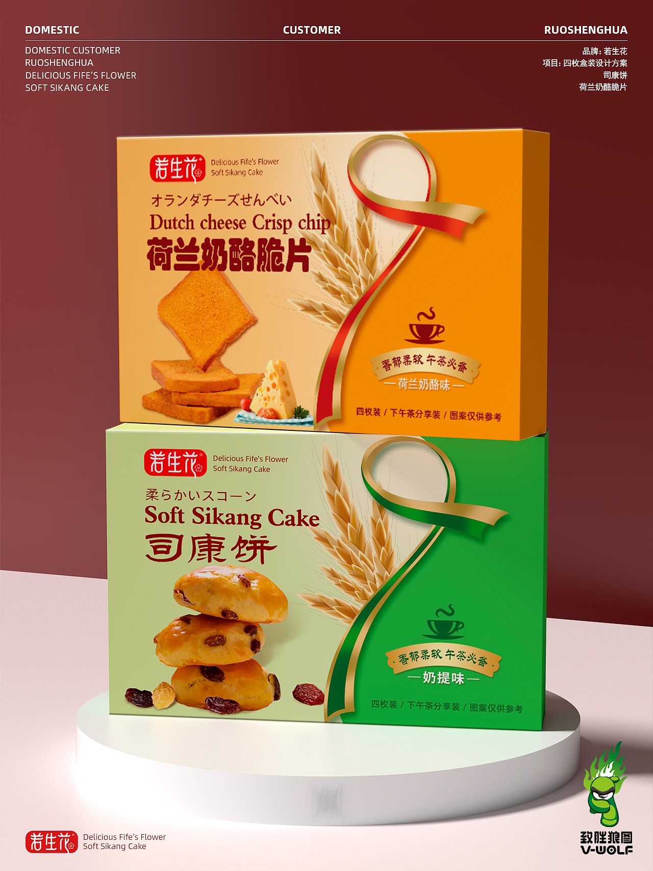 V-WOLF致胜狼图包装设计案例分享