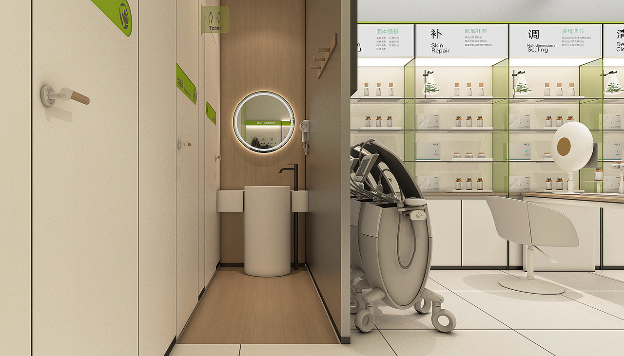 苗医生祛痘连锁SI设计（图ZMzk0MTI3NjQ0） - 商业空间设计 - 站酷设计师简米武汉品牌设计原创素材 - 站酷ZCOOL
