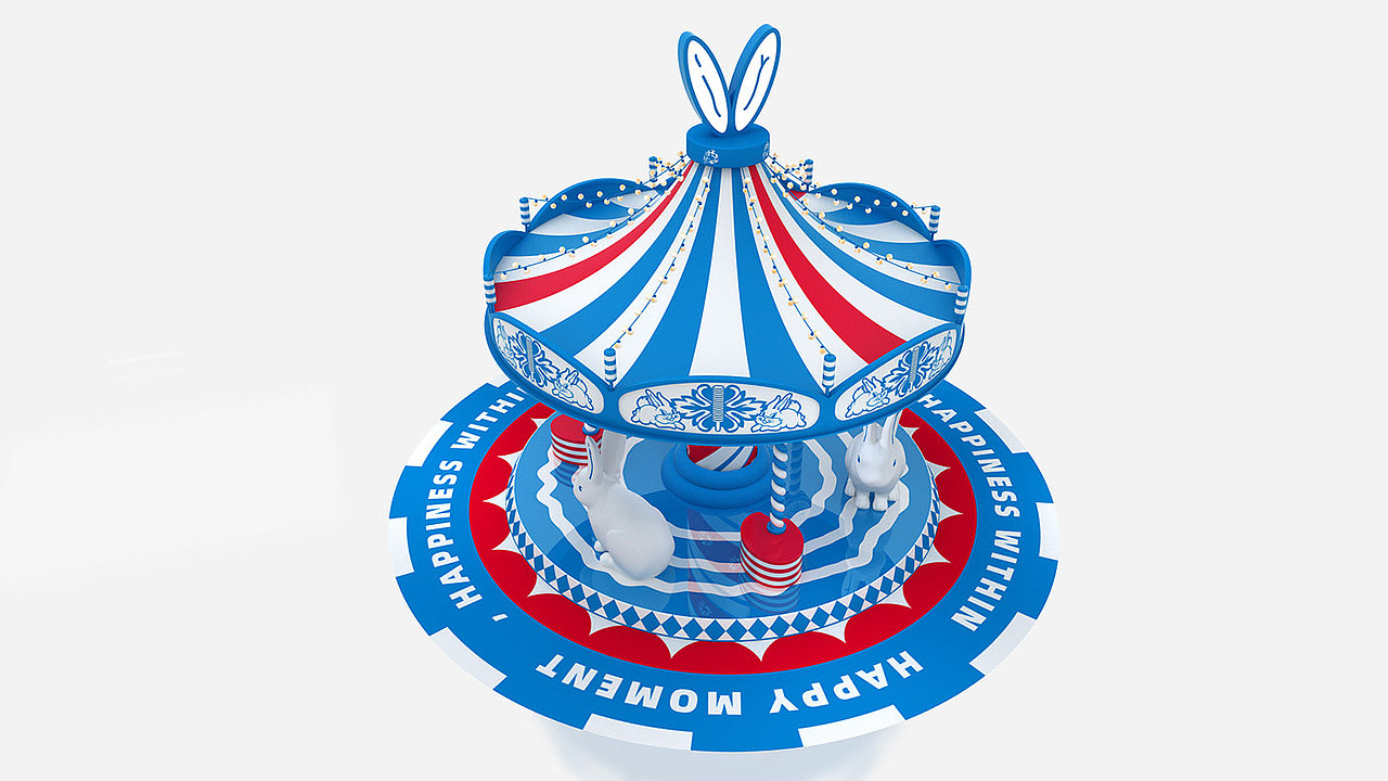 💕大白兔快闪美陈：把奶糖做成了现实童话