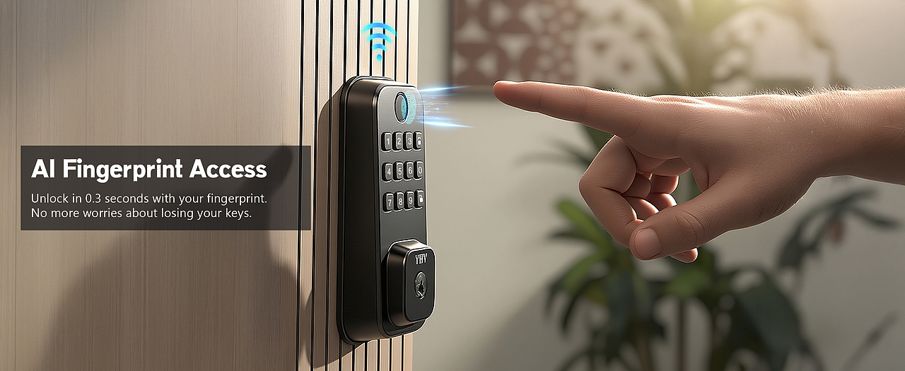 亚马逊智能门锁A+页面设计