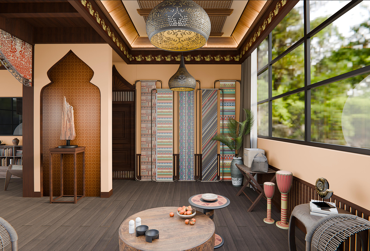 茶厂改造效果图 | 版纳同昌黄记茶厂局部改造