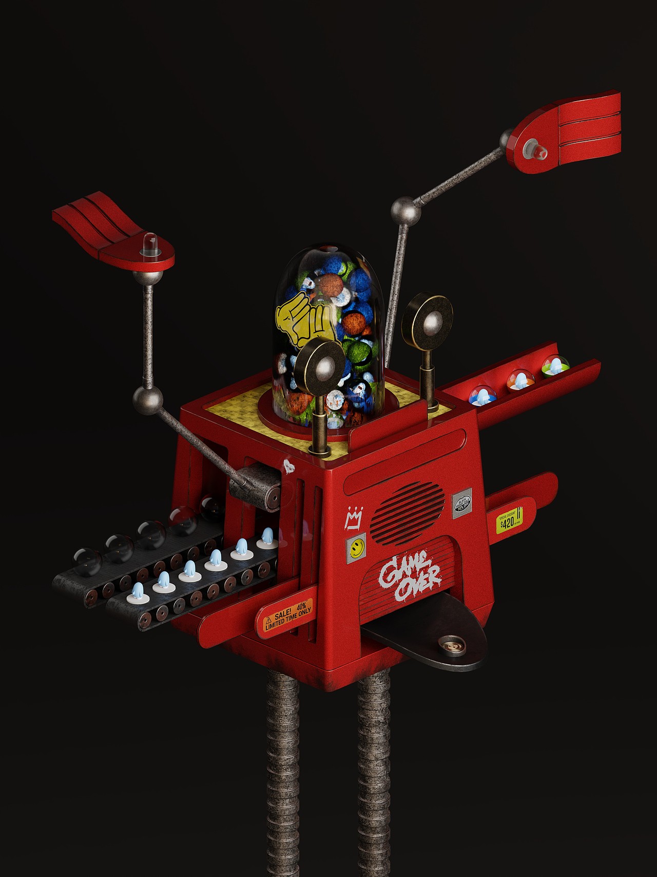 鲨鱼牌宝贝鲨扭蛋机