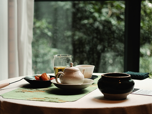 雨天的茶室